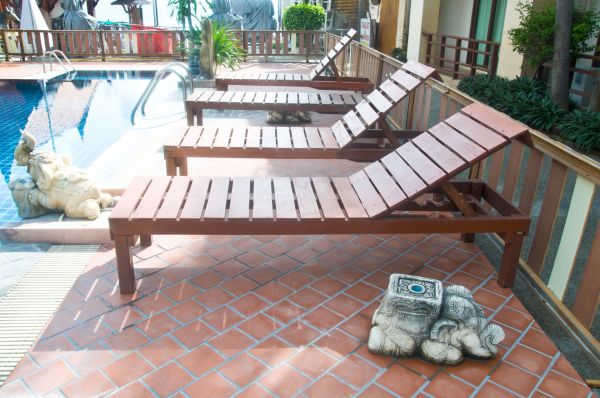 Chaise Lounge Refinishing in Barrington